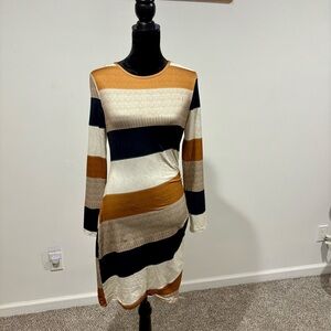 SHEIN Multicolor Long Sleeve Dress
